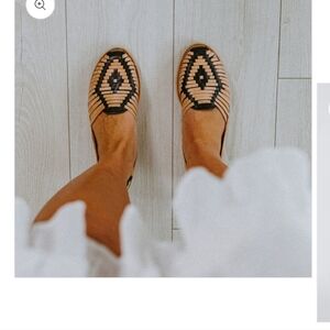 Harmonica diamond pattern huaraches